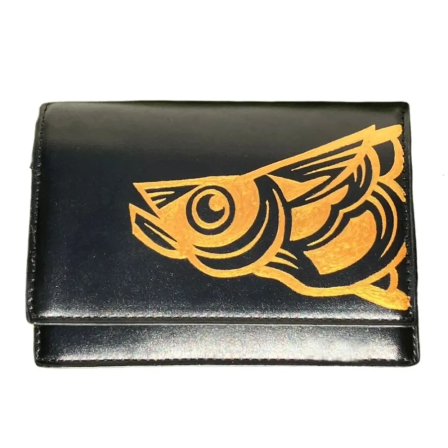 Bolsa Preta Peixe Dourado