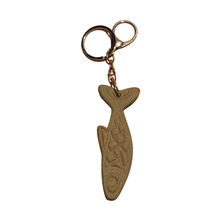 Chaveiro Cerâmico Sardinha Flocos