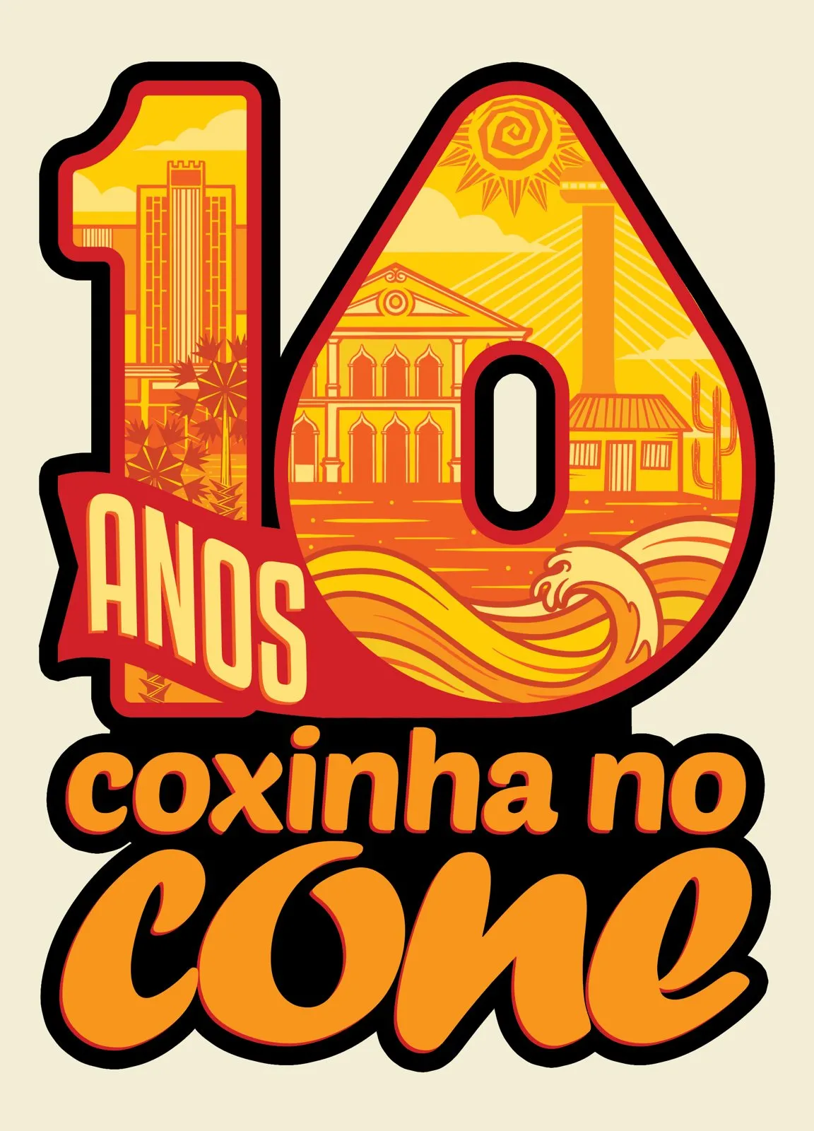 Coxinha no Cone 10 anos