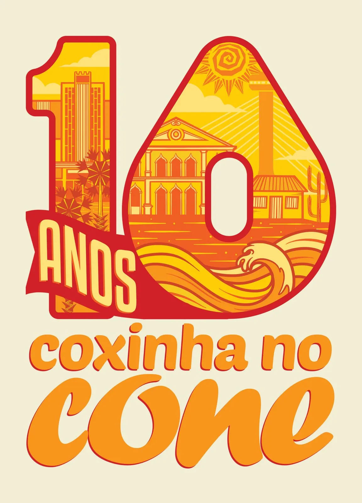 Coxinha no Cone 10 anos