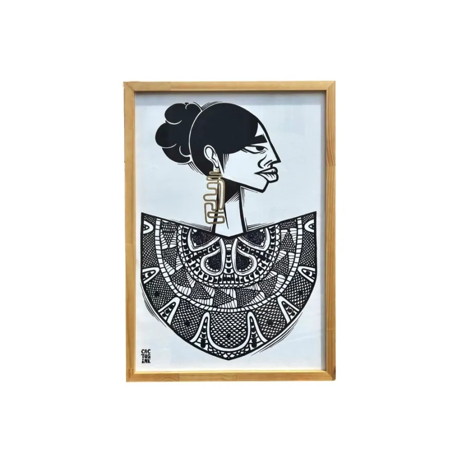Pintura em Papel Renda