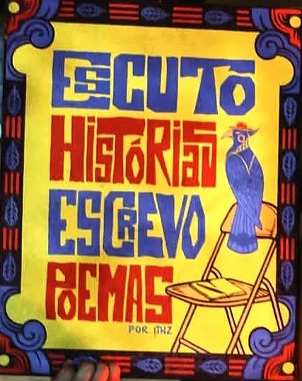 Escuto histórias, escrevo poemas